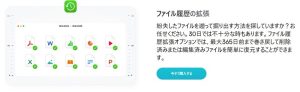 pCloudの拡張オプション「Extended File History」